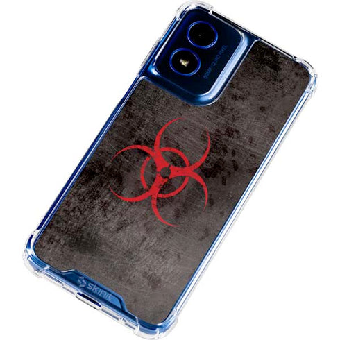 Biohazard Red Moto G 5G (2024) Clear Case